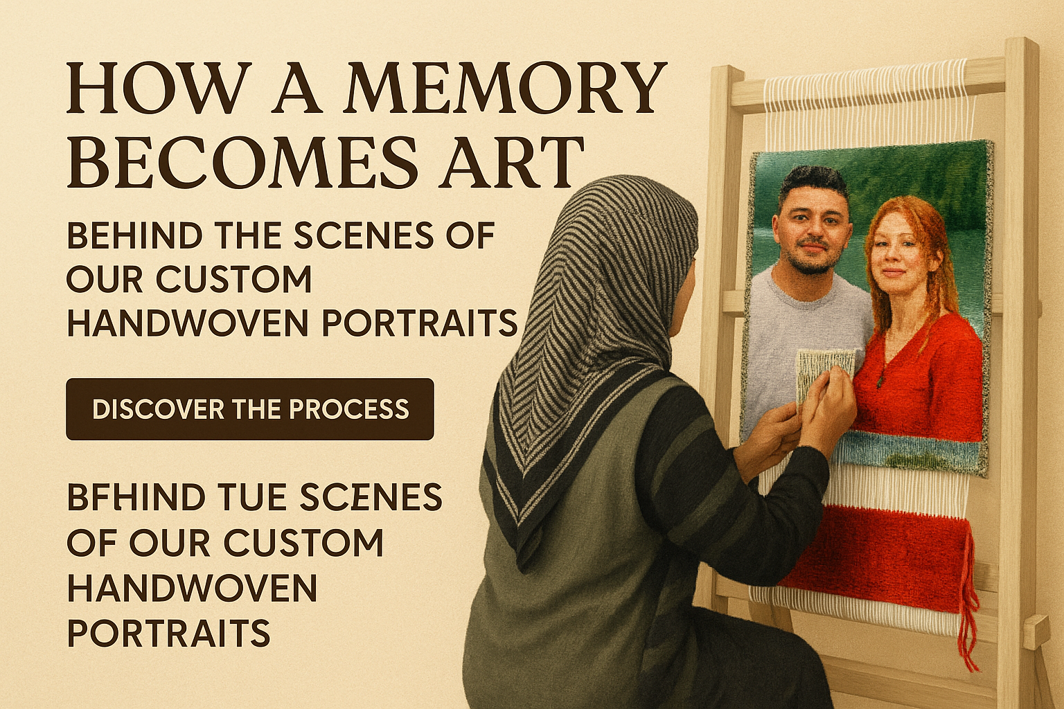 Bir Anı Nasıl Sanata Dönüşür? Özel El Dokuma Portrelerimizin Perde Arkası