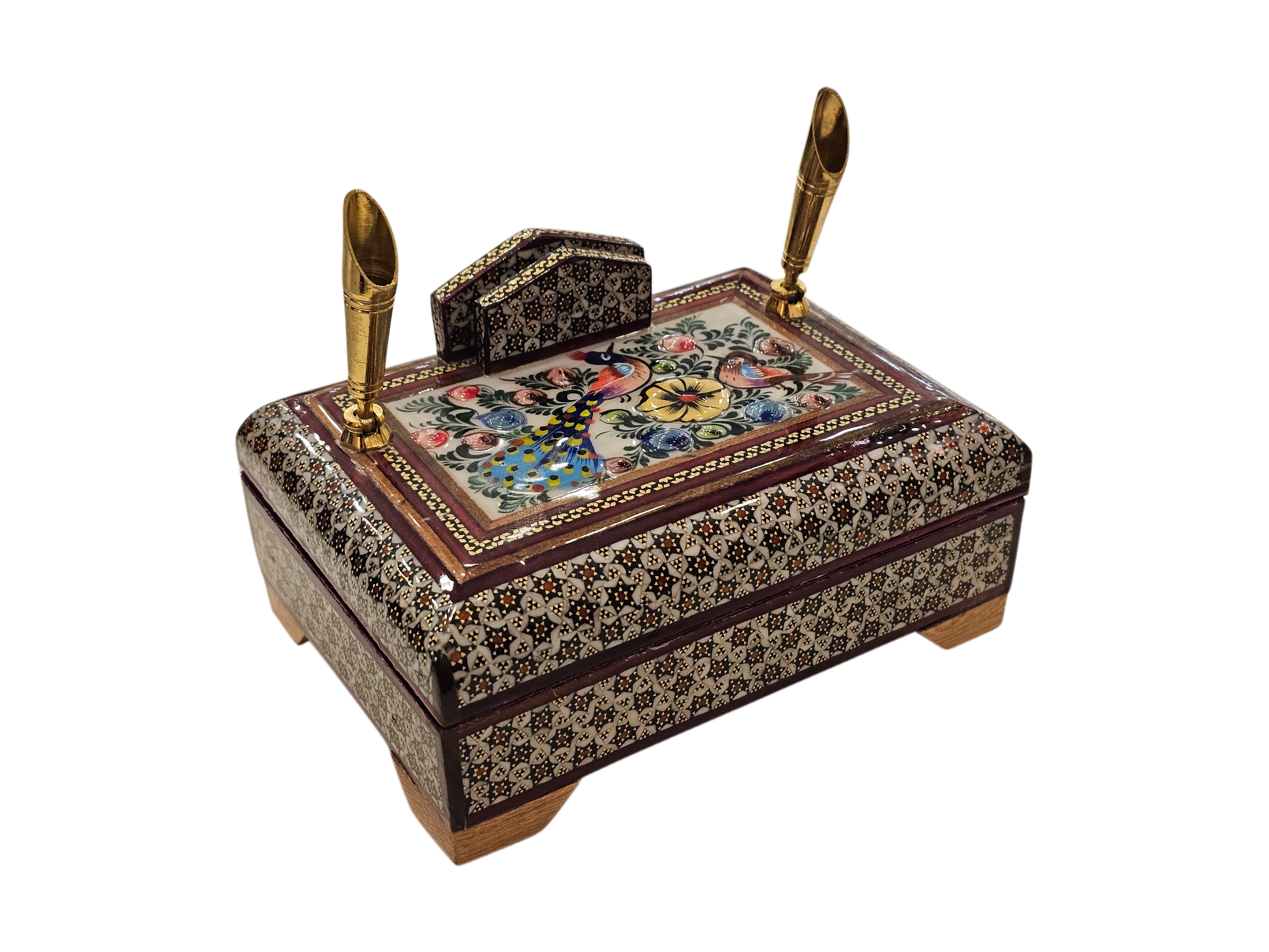 Khatam Desktop Luxury Pen Holder (Handicraft of Iran)