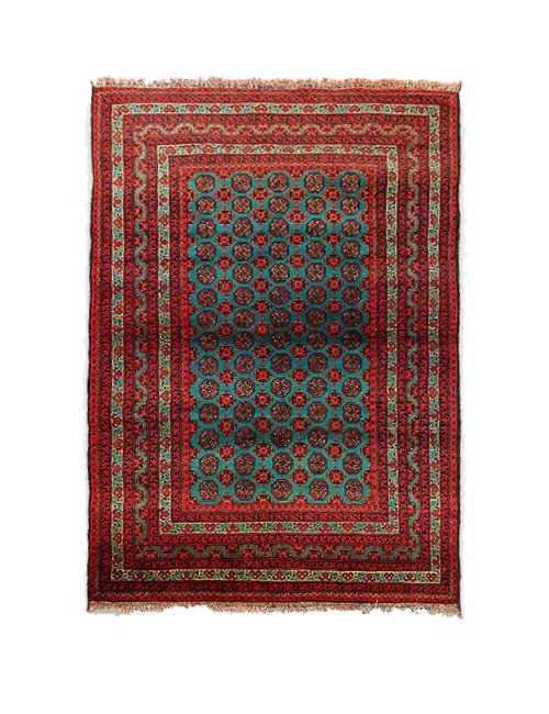 Afghan Handwoven Hojarojna Carpet ( 147 x 100 cm)