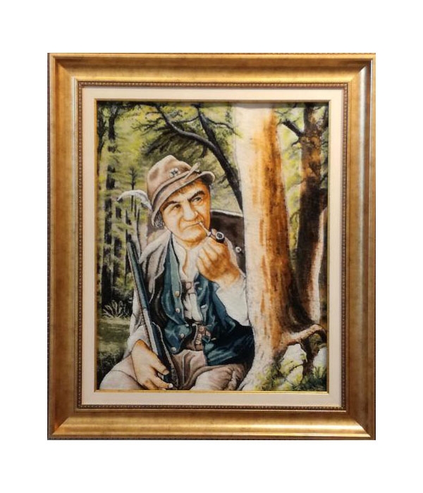 İran%20El%20Dokuması%20Tablo%20Halı%20(Avci)%20(63%20x%2078)%20cm