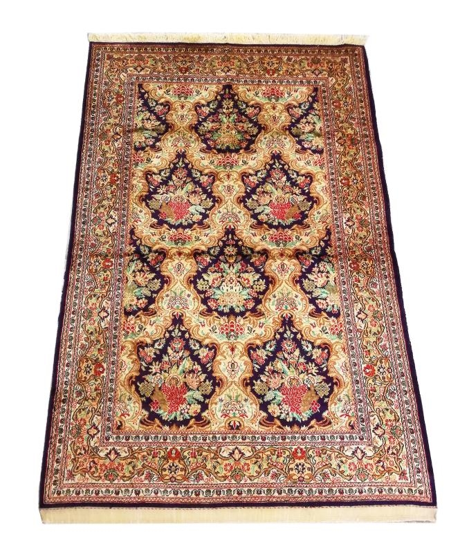 İran’ın%20El%20Dokuma%20Qum%20Halısı%20(103%20x%20151)%20cm