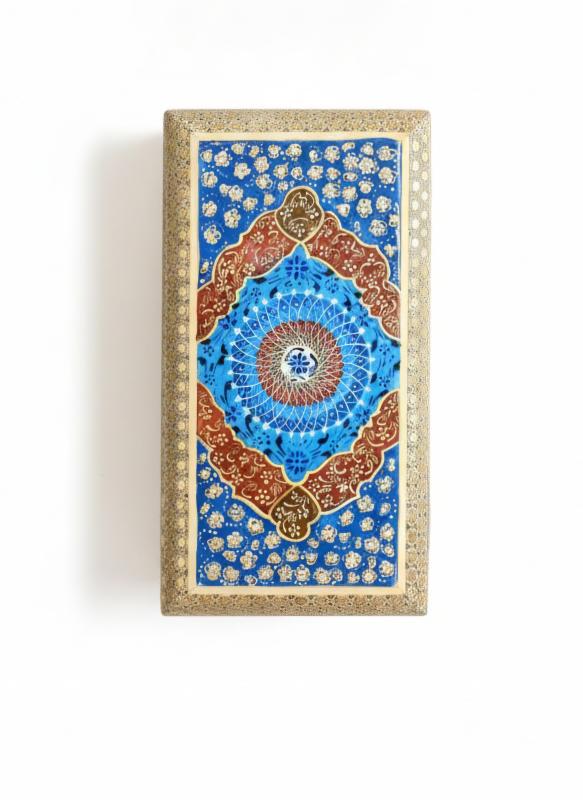 Luxury Handmade Khatam Inlay Jewelry Box – 11x20 cm