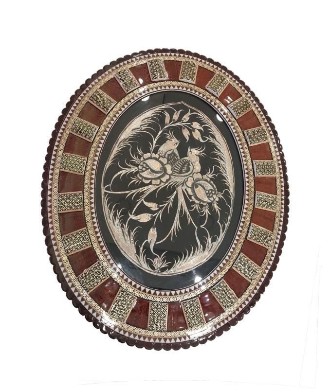 Iranian Handcrafted Khatam Tableau Size : ( 47 x 57 cm)