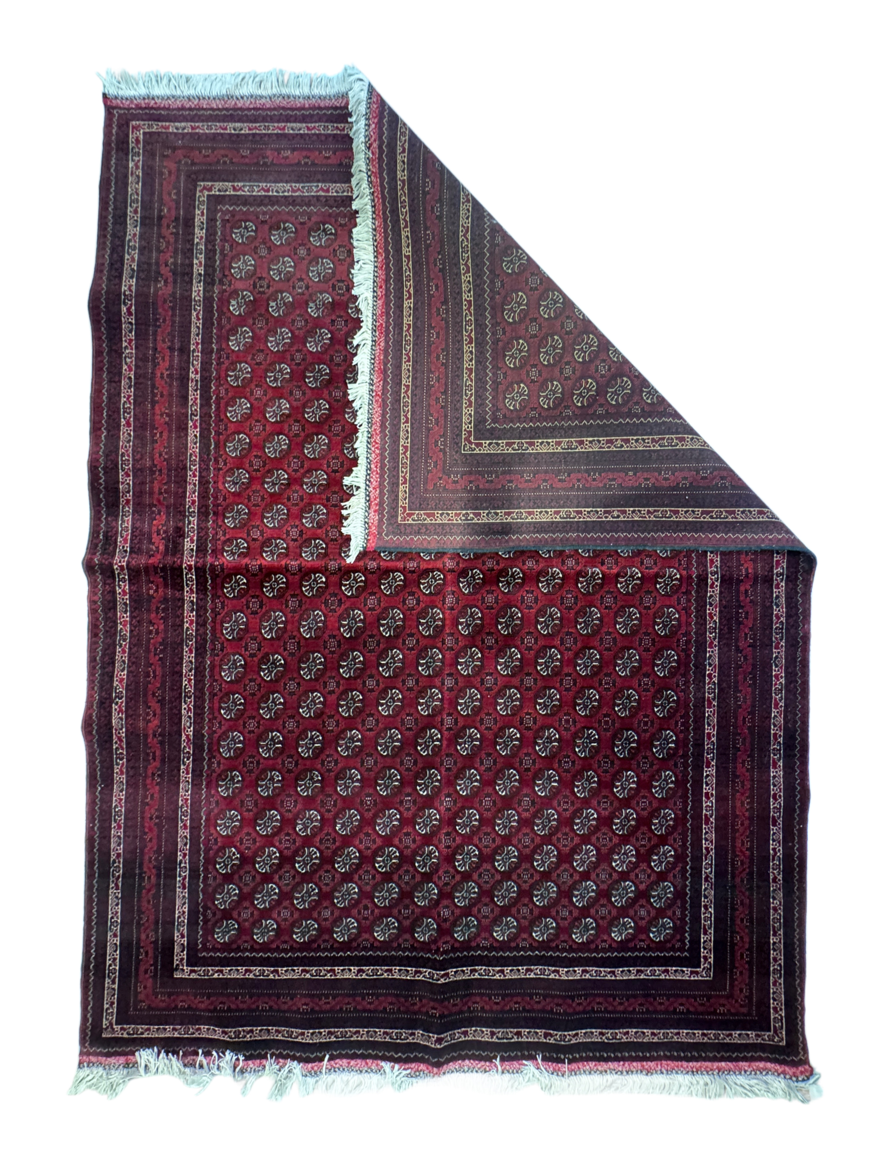 Afghan Handwoven Hojarojna Carpet (157 x 196) cm