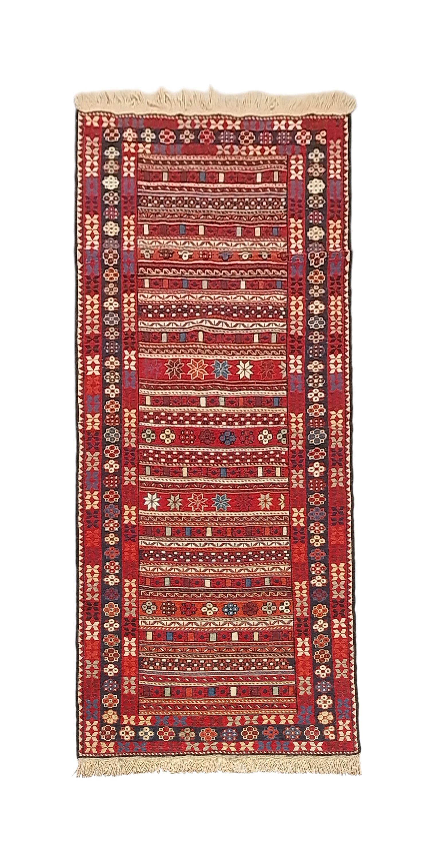 İRAN%20Sumak%20Kilim%20(77%20x%20194)%20cm