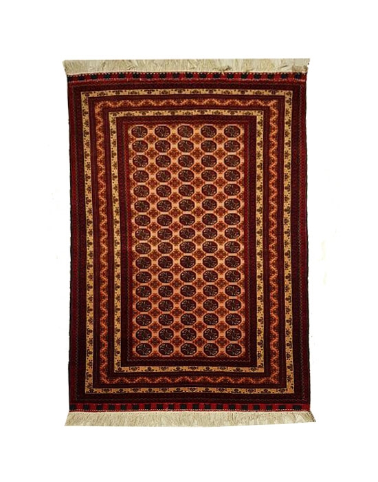 Hand Woven Pink Hocarojna Afghan Carpet  Size: ( 146 x 98 cm)