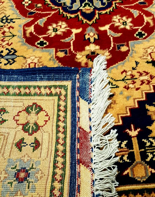 Hand Woven Afghan Carpet  Size: ( 85 x 122 cm)