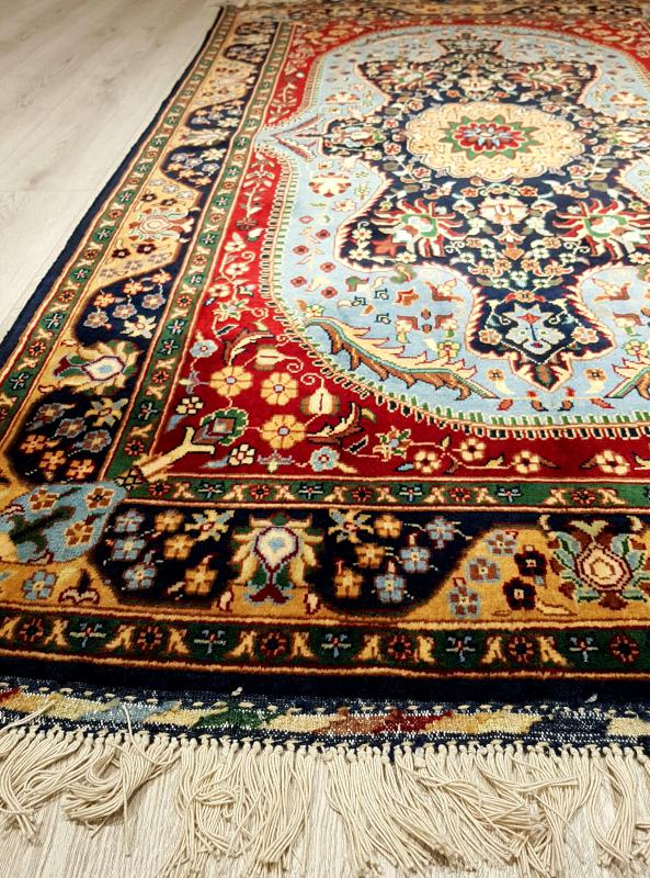 Handwoven Afghan Carpet Gonbad Size: ( 187 x 115 cm)