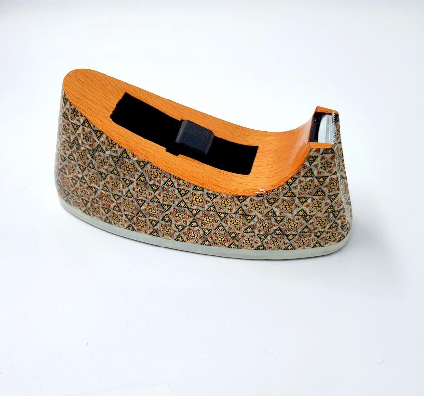Hatem Desktop Luxury Tape Holder 15cm (Iranian Handcrafted)