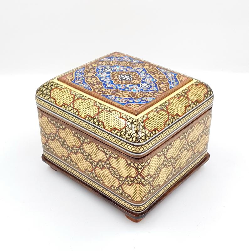 Iran’s Handcrafted Hatem Art Luxury Jewelry Box ( 12 x 14 cm )
