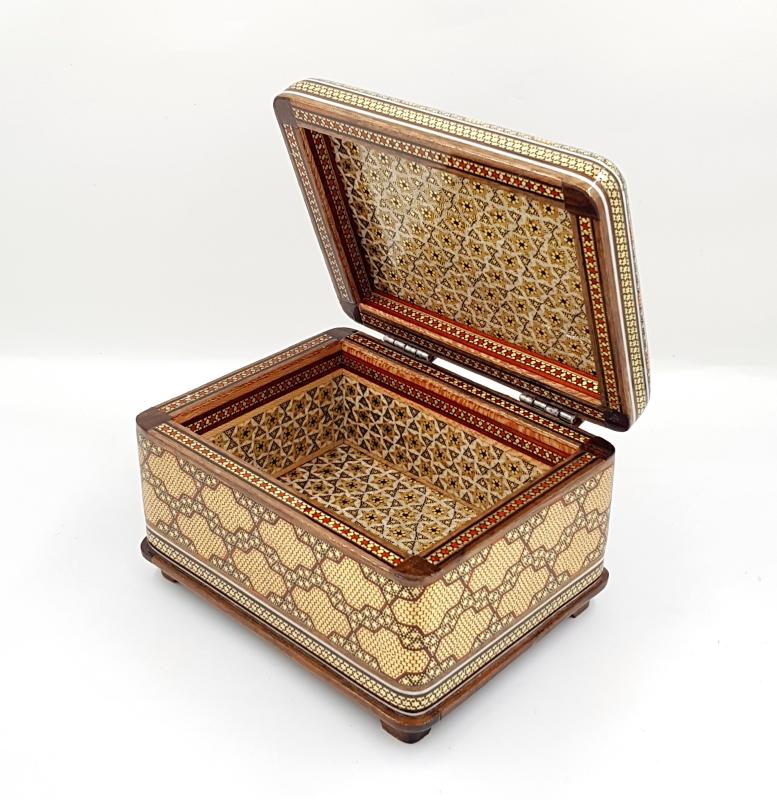 Iran’s Handcrafted Hatem Art Luxury Jewelry Box ( 12 x 16 cm )