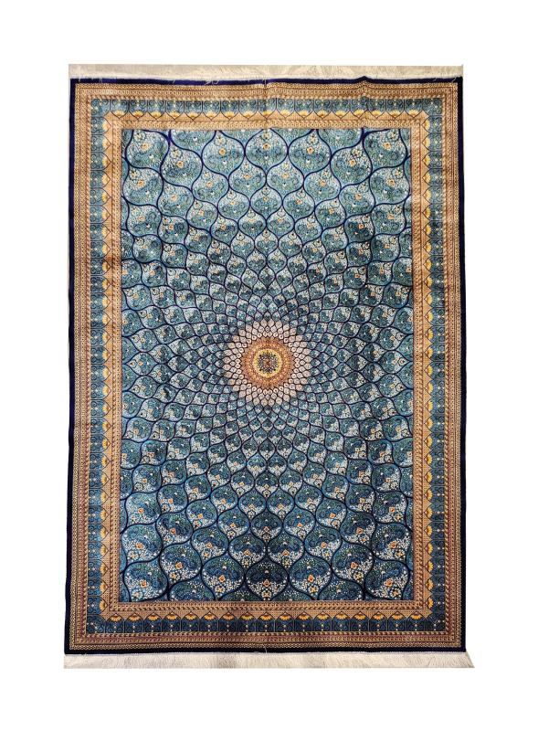 Modal Silk Machine Made Carpet Size: (200 x 300) cm