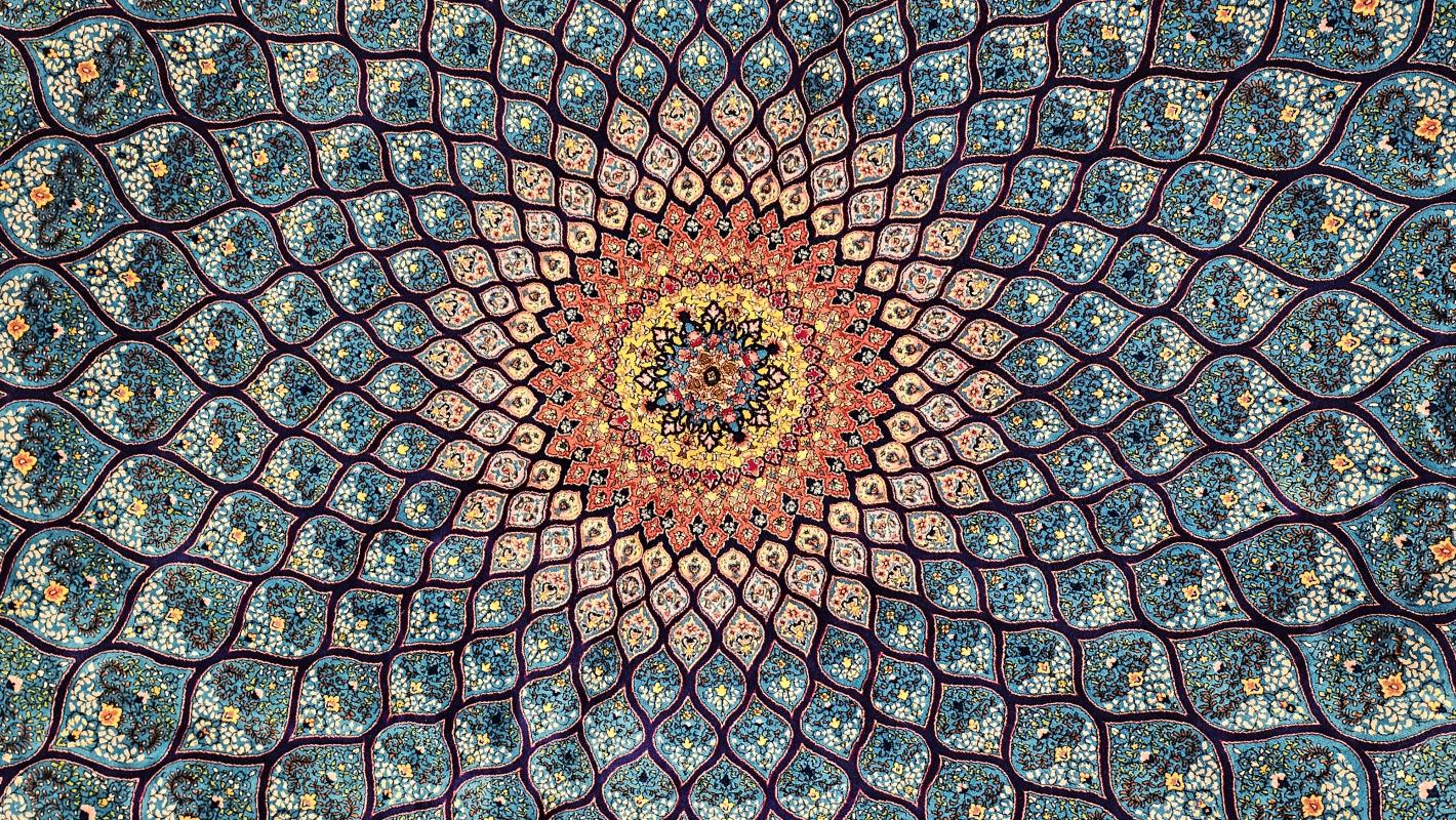 Modal Silk Machine Made Carpet Size: (200 x 300) cm