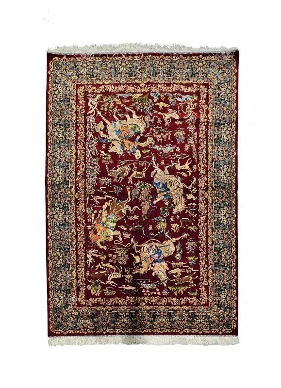 Modal Silk Machine Made Carpet Size: (150 x 225) cm