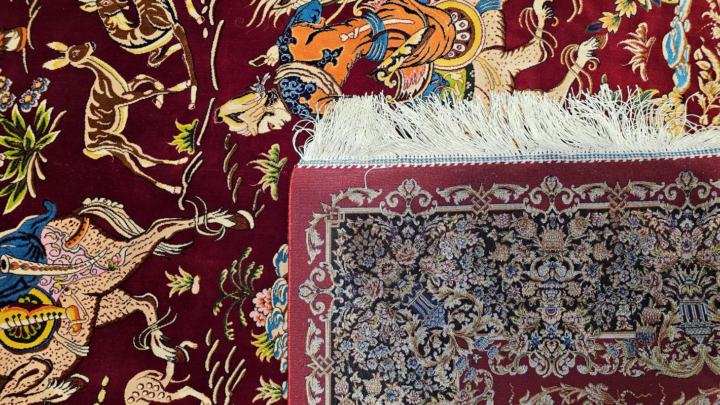 Modal Silk Machine Made Carpet Size: (150 x 225) cm