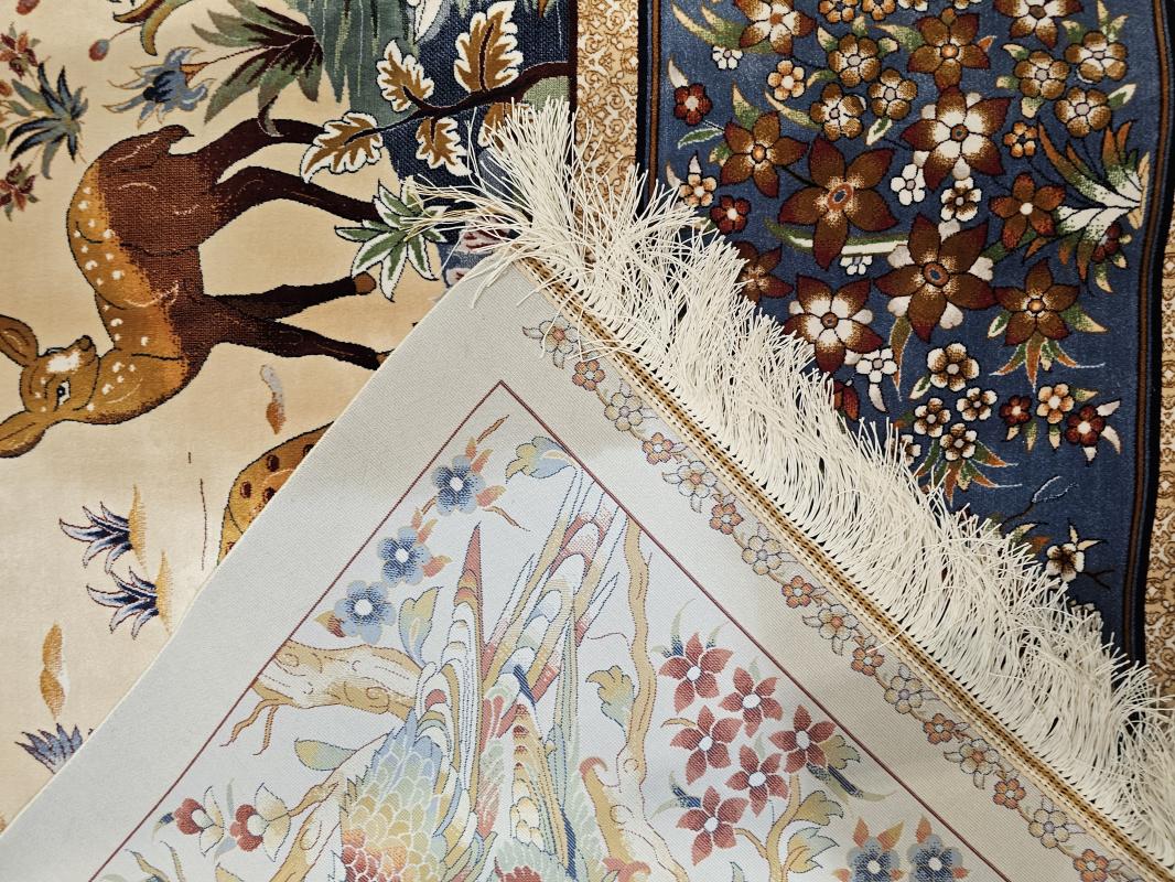 Silk-Look Machine Rug | 200×300 cm – Classic Hunting Scene Design