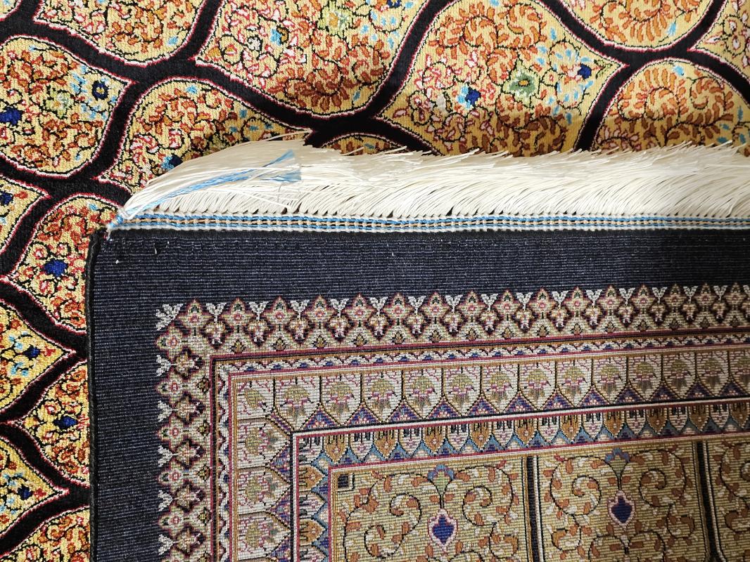 Silk-Look Machine Rug | 200×300 cm – Radial Medallion Design
