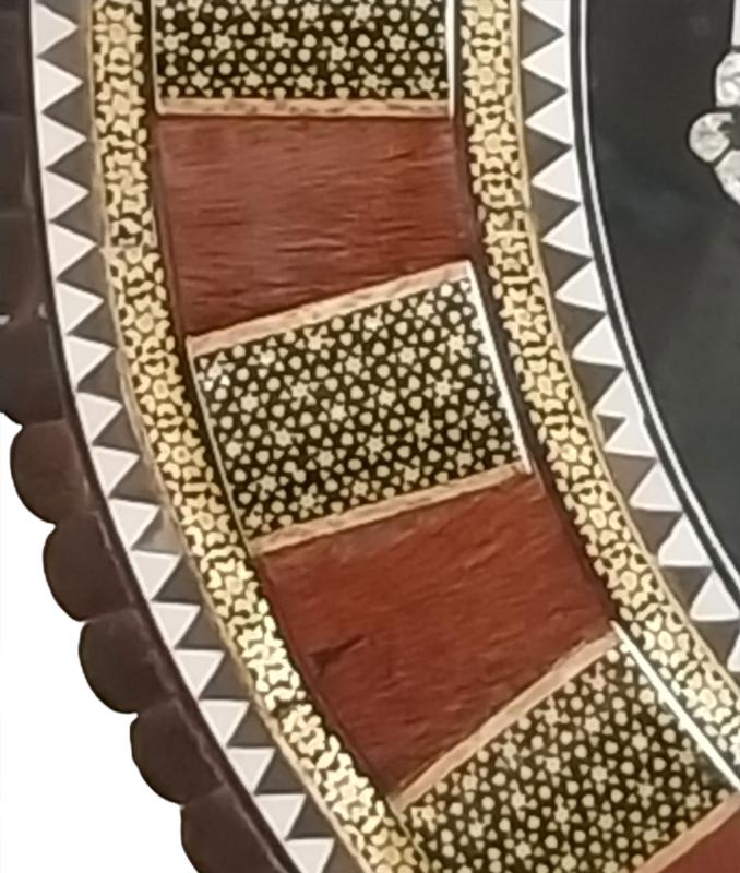 Iranian Handcrafted Metal & Khatam Art Frame Size : ( 47 x 42 cm)