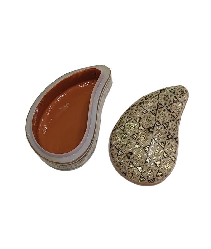 Iranian Handcrafted Khatam Art Jewelry Box Size  : ( 5 x 8) cm 