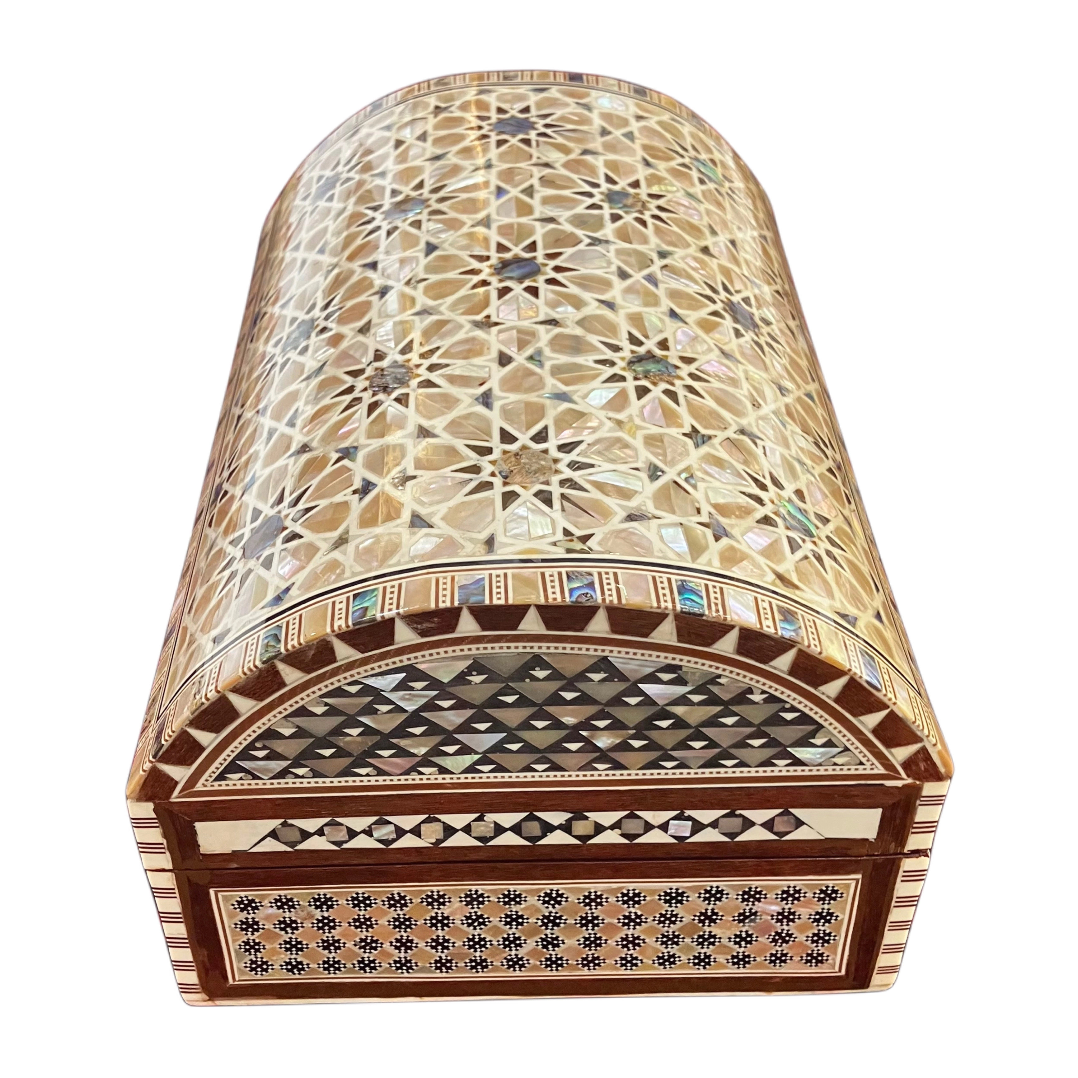 Egyptian Mother-of-Pearl Inlaid Jewelry Box | 18x27 cm