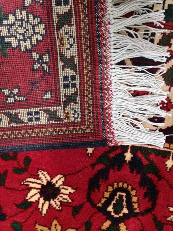 Afghan Hand Woven Prayer Carpet 139 x 92 cm