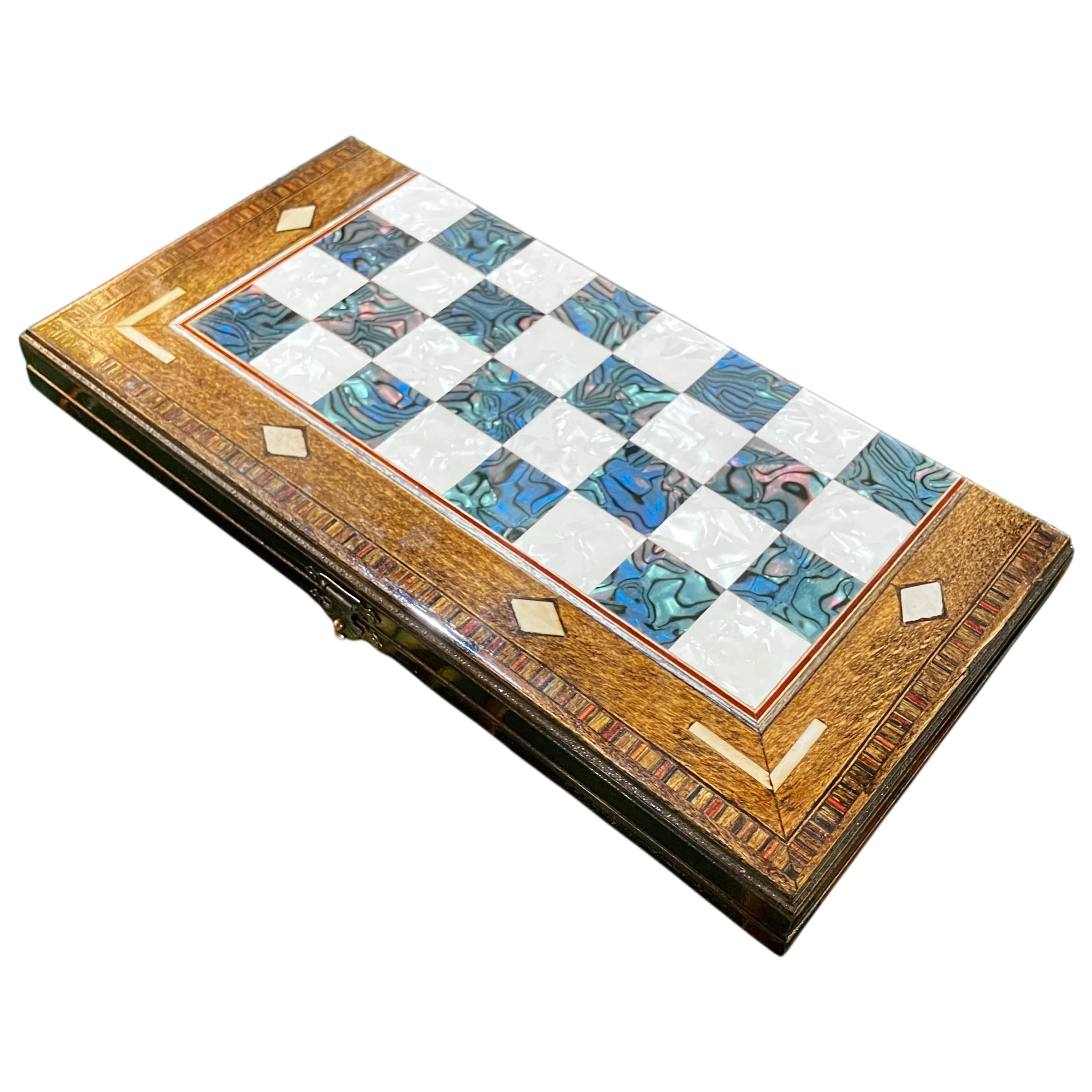 Mother-of-Pearl Chess Set – 26x26 cm