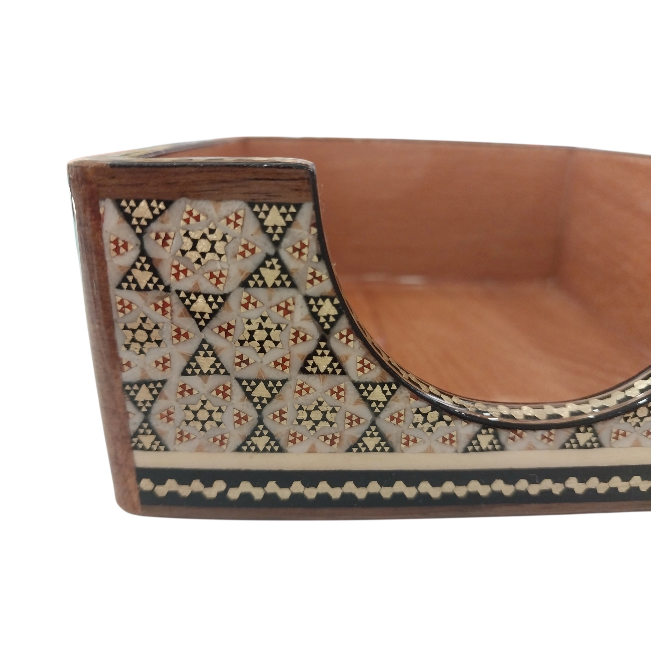 Iranian Handcrafted Khatam Paper-Rack Size  : (12 x 12) cm