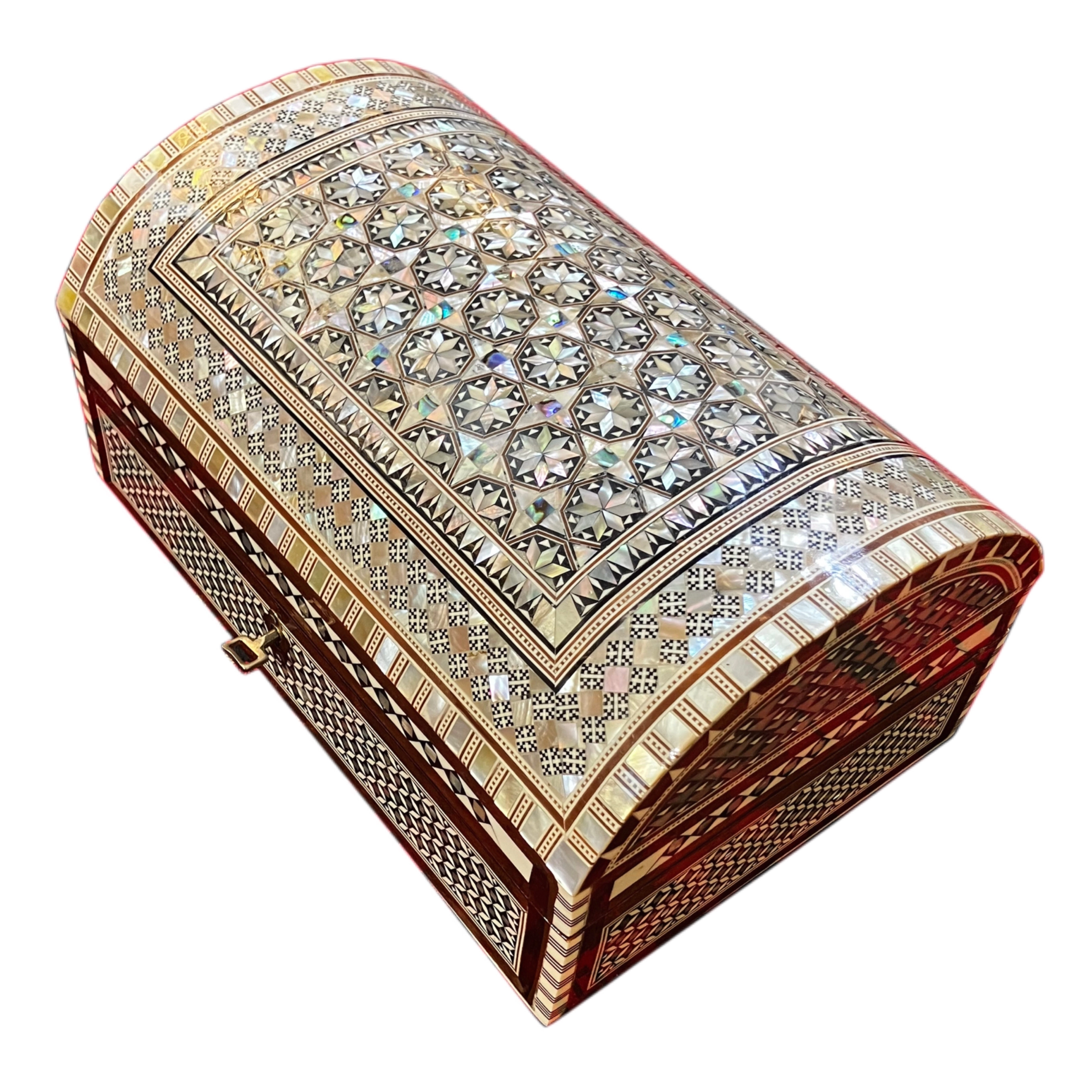 Egyptian Mother-of-Pearl Inlaid Jewelry Box | 18x27 cm