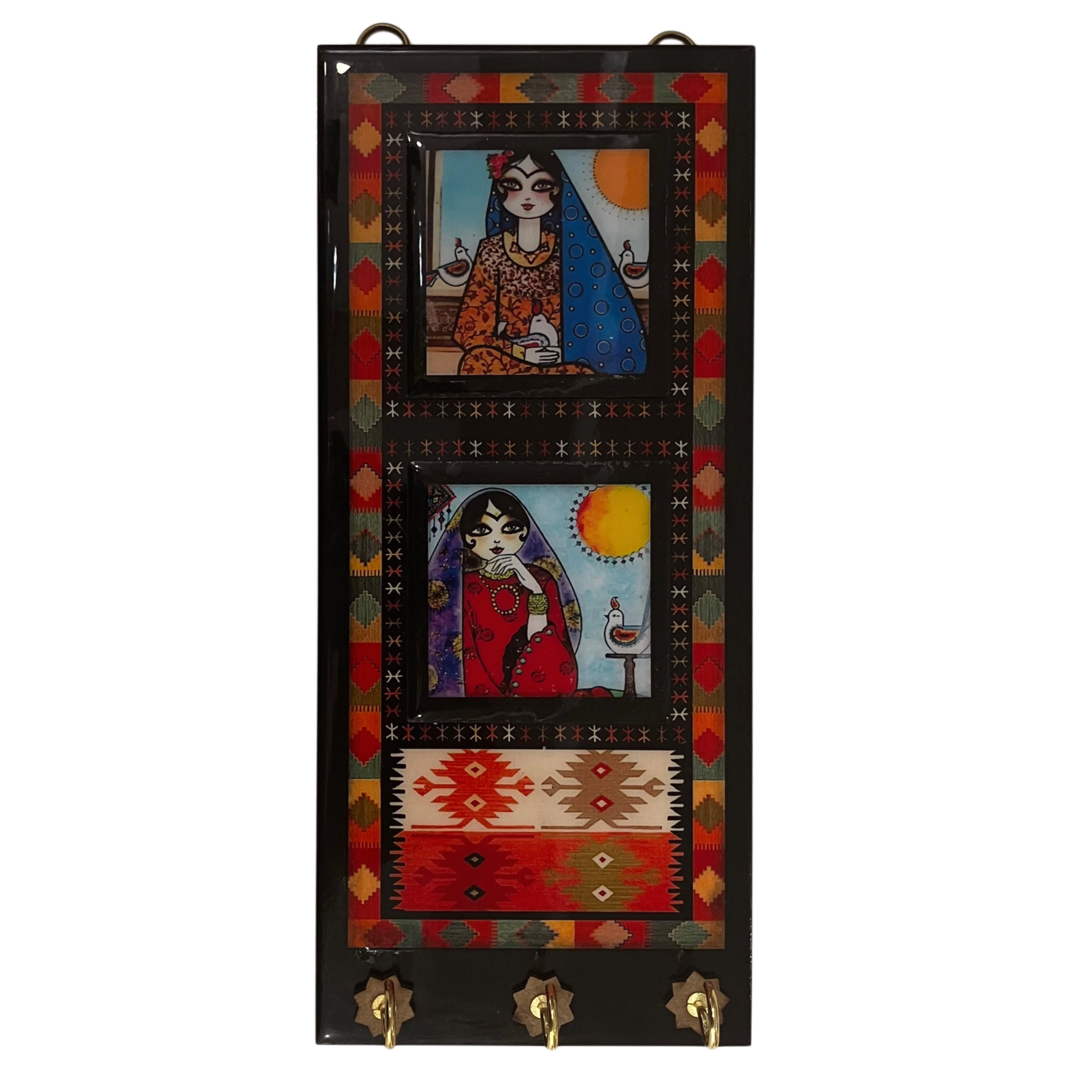 Handcrafted key hanger (10 x 23) cm