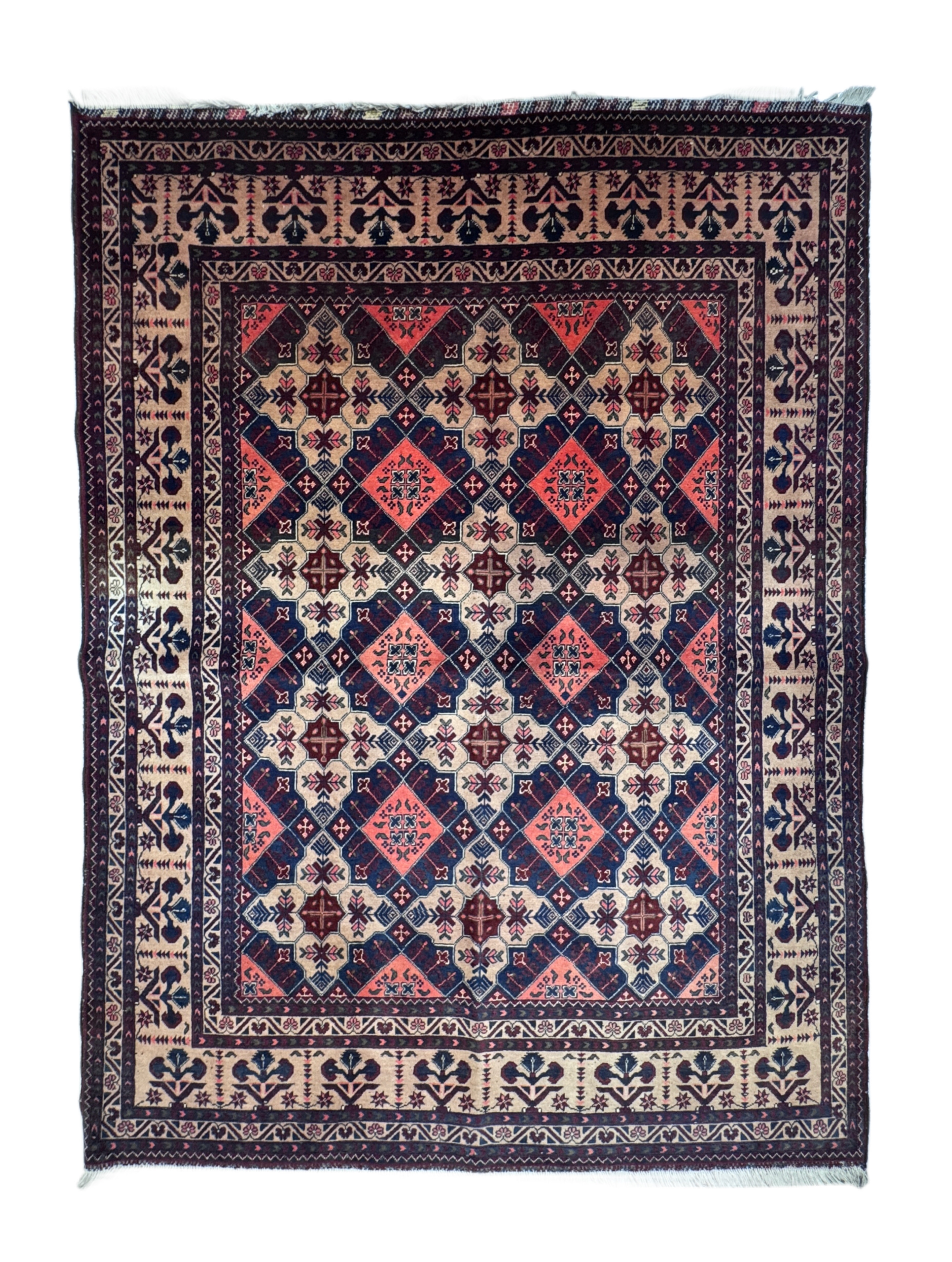 Afghan Handwoven Carpet (146 x 200) cm