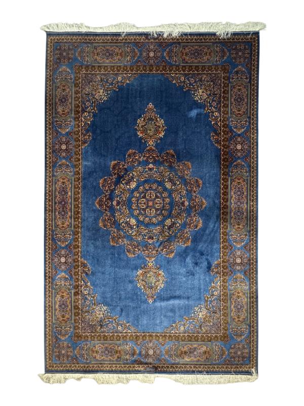 Multicolor Medallion Pattern Machine-Made Rug – 225×150 cm