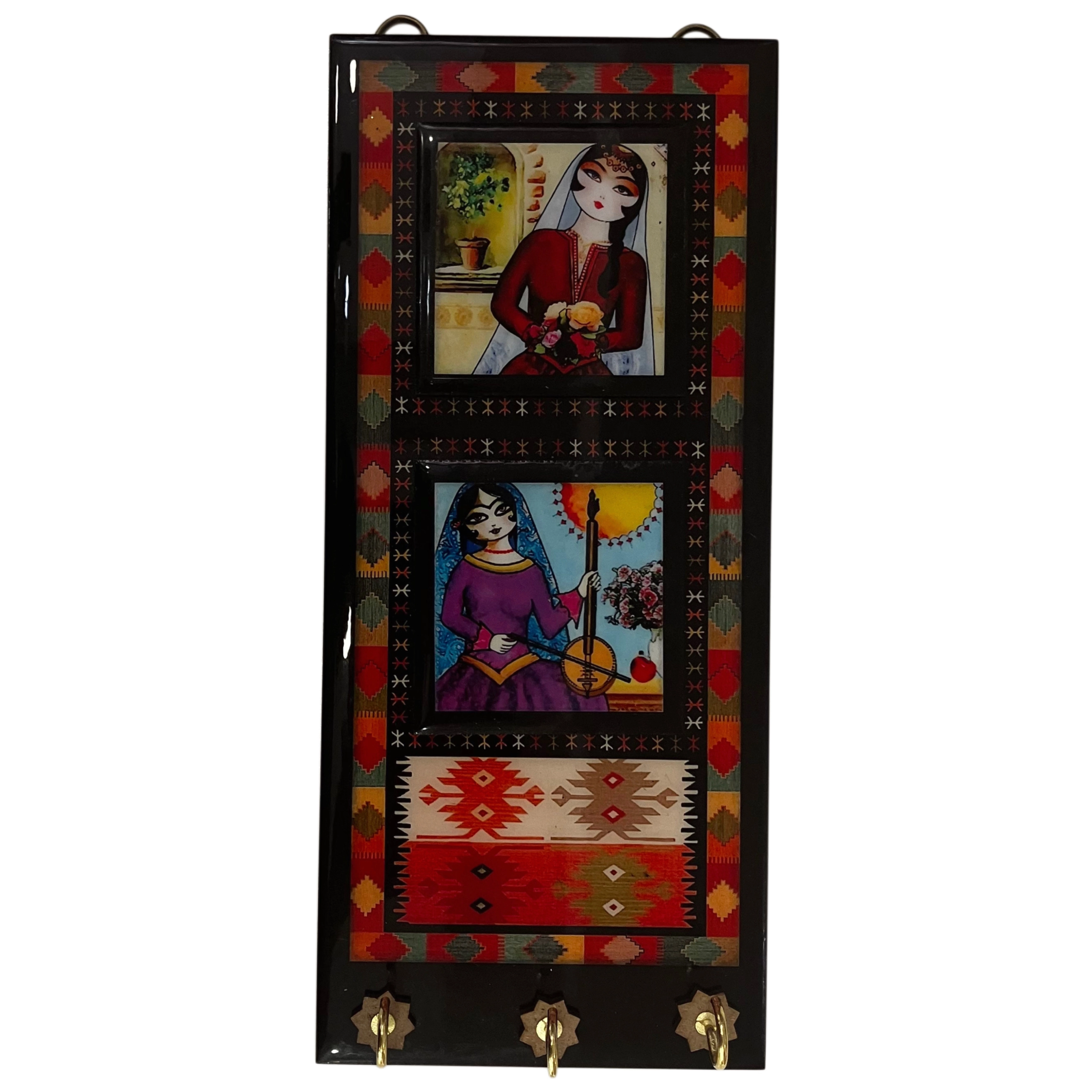 Handcrafted key hanger (10 x 23) cm
