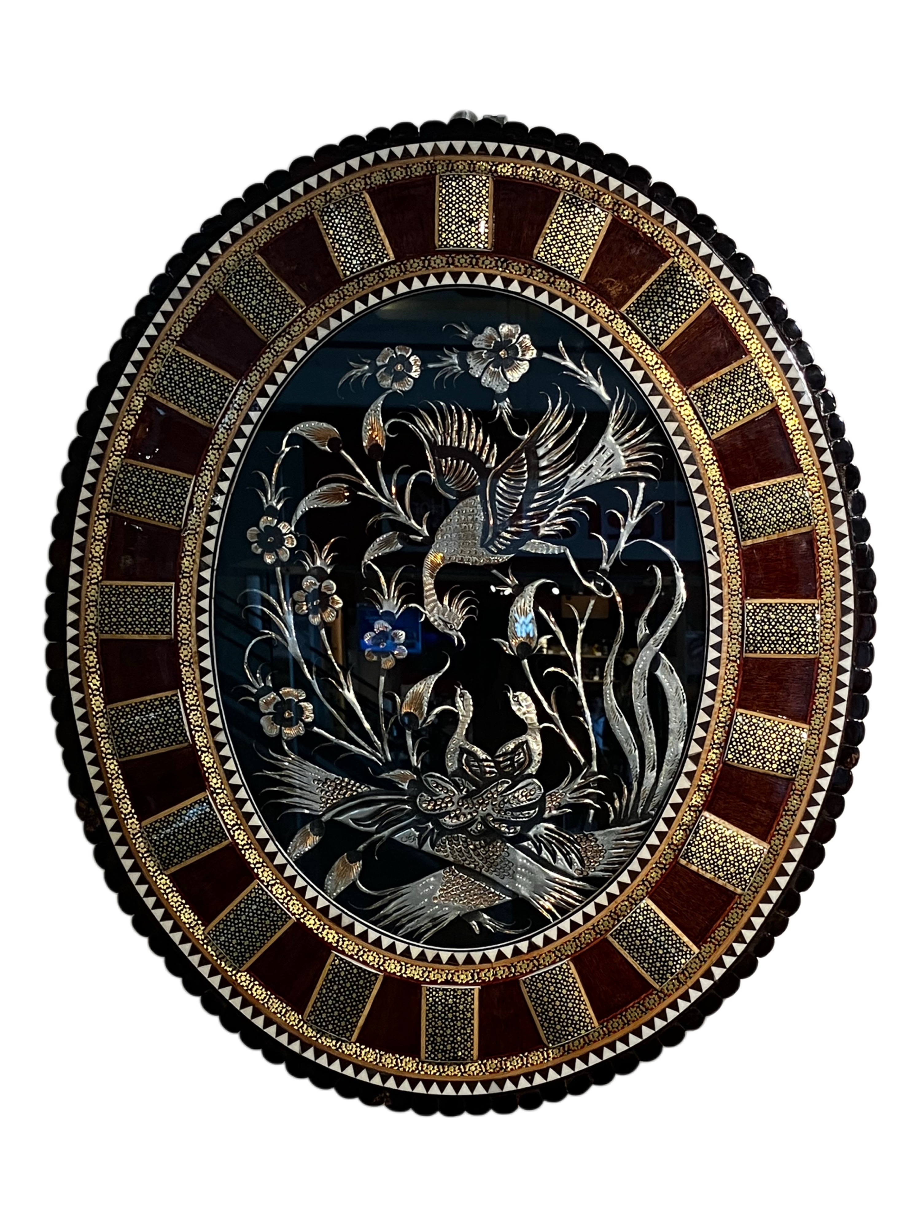 Iranian Handcrafted Khatam Tableau Size : ( 47 x 57 cm)