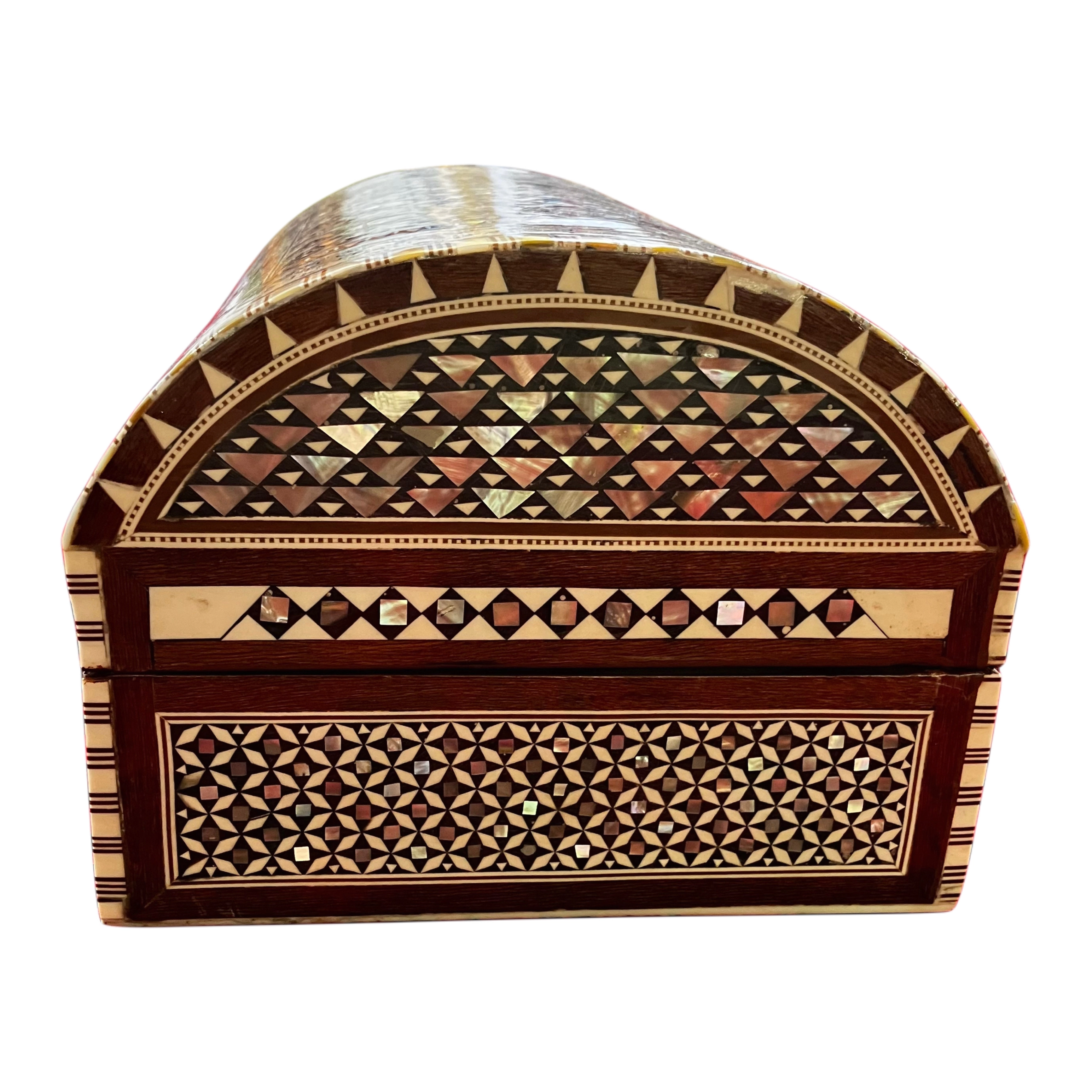 Egyptian Mother-of-Pearl Inlaid Jewelry Box | 18x27 cm