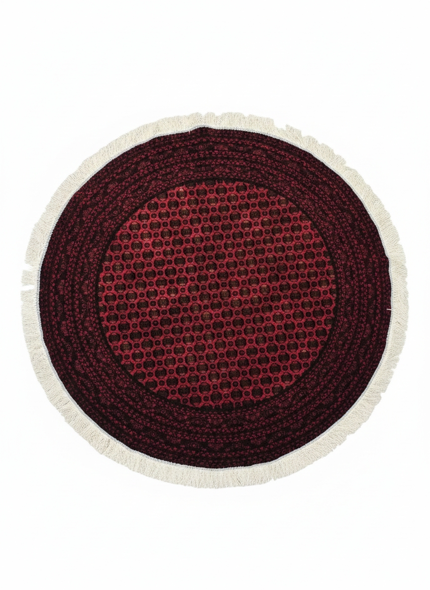 Afgan%20Desenli%20İran%20Makine%20Halısı%20–%20Klasik%20Geometrik%20|%20Ø%20150%20cm