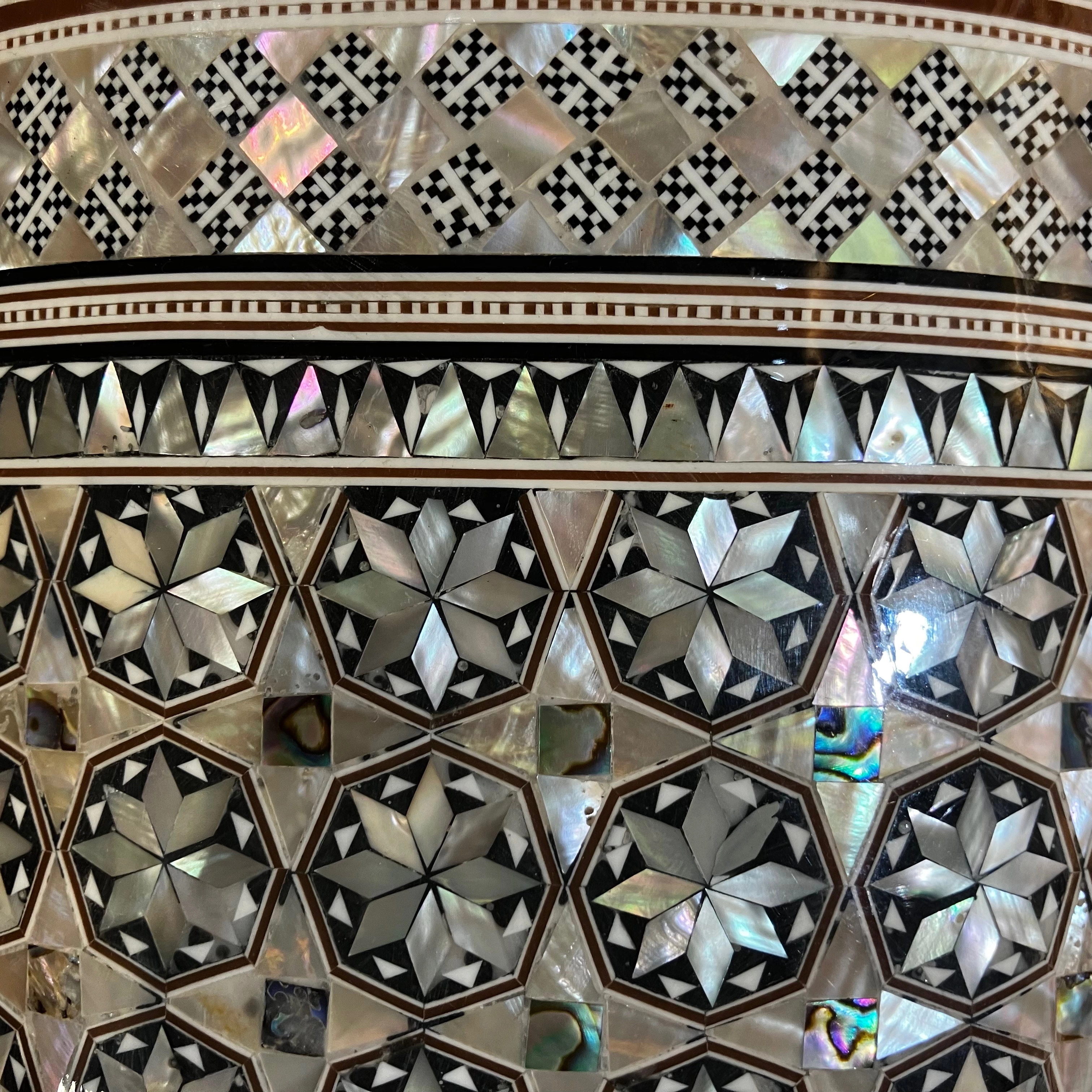 Egyptian Mother-of-Pearl Inlaid Jewelry Box | 18x27 cm