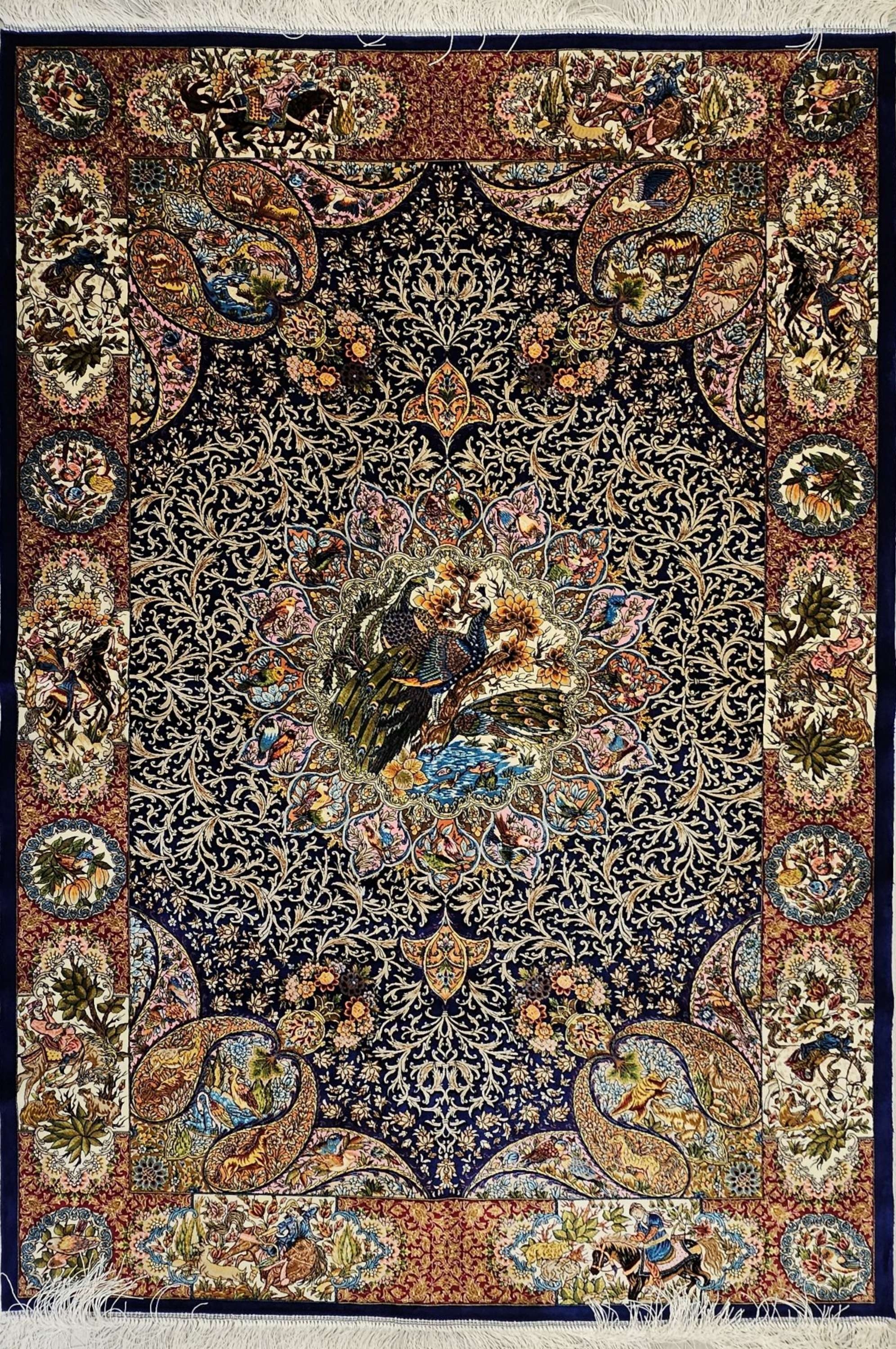 Klasik%20Medalyon%20ve%20Figürlü%20Makina%20Halısı%20–%20180×120%20cm