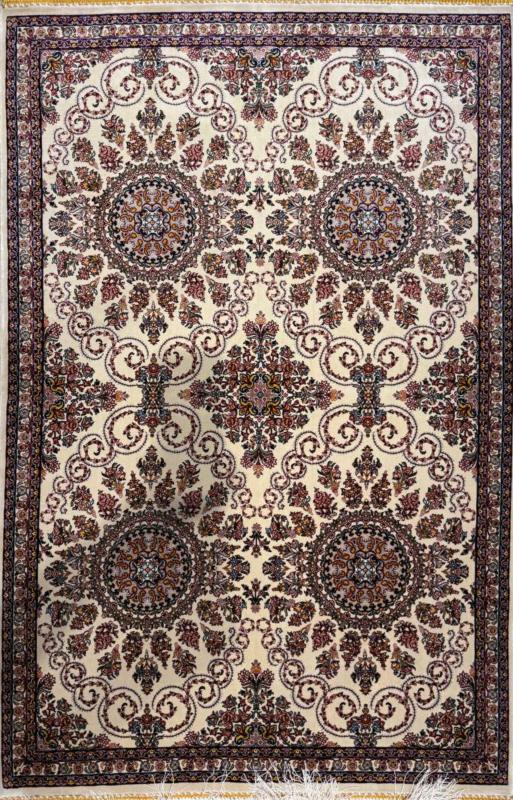 Persian Machine-Made Silk Prayer Rug (80×125 cm)