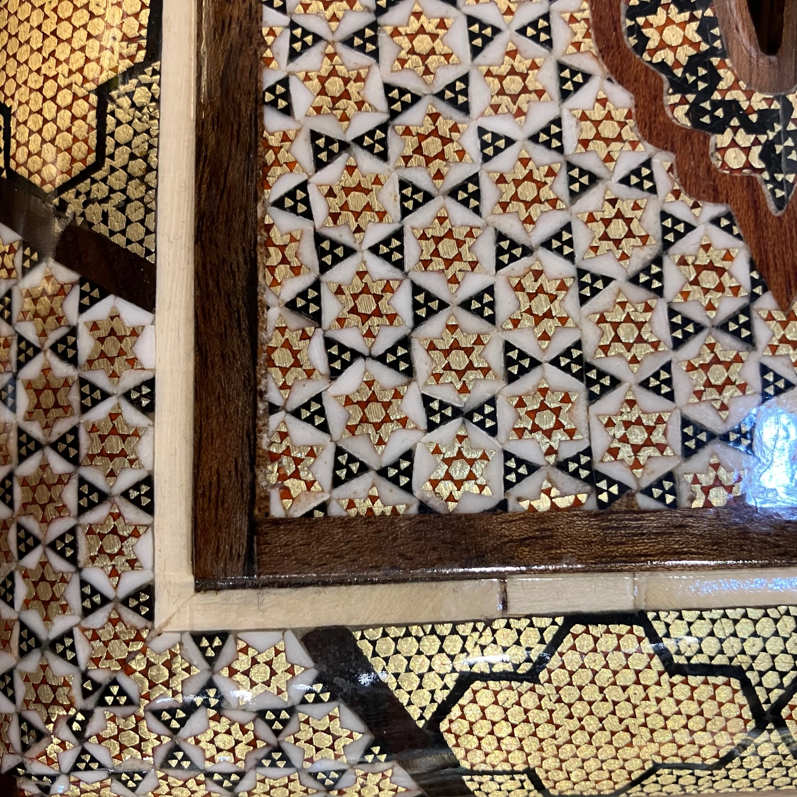 Handmade Khatam Inlay Napkin Box – 15 x 26 cm