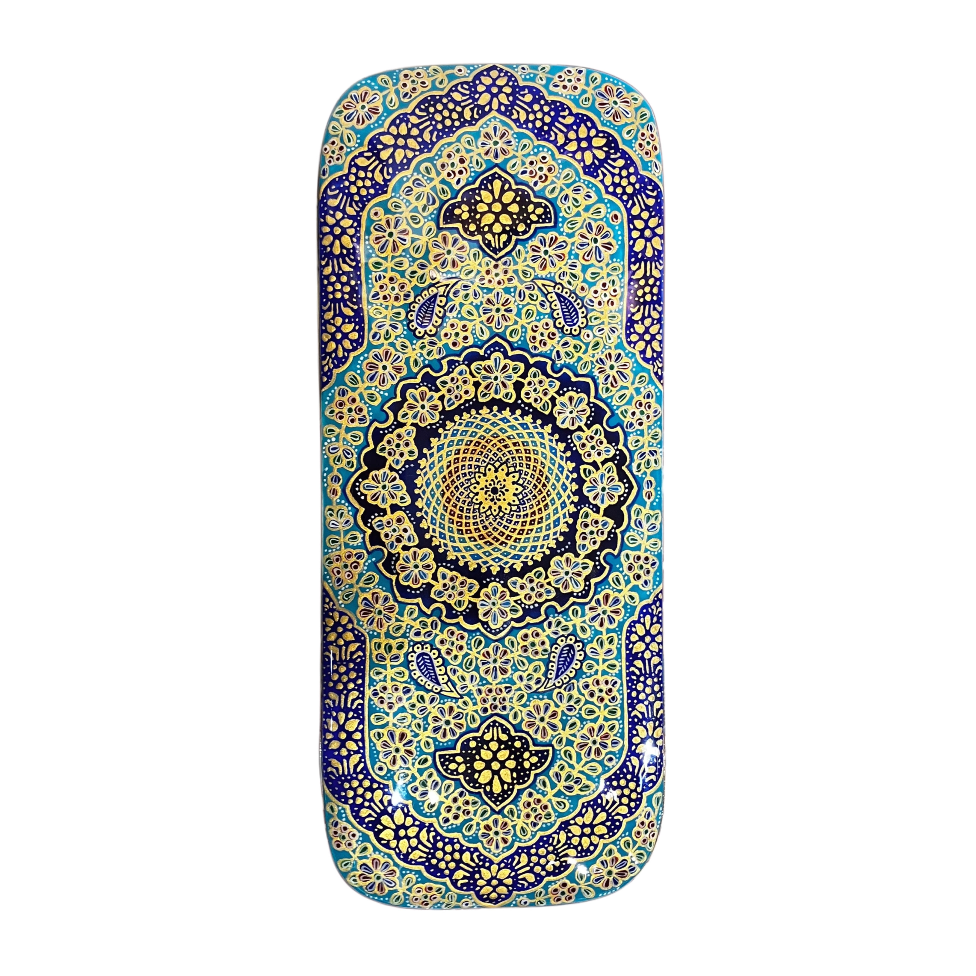 Khatam Fully Embroidered Pencil Case with Drawer 8 x 21 cm
