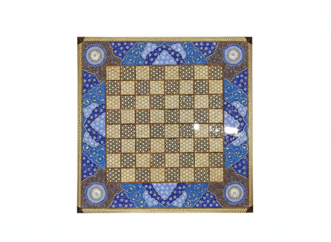 Handmade Iranian Hatem Chess Board | 40×40 cm – Square | Made in Iran