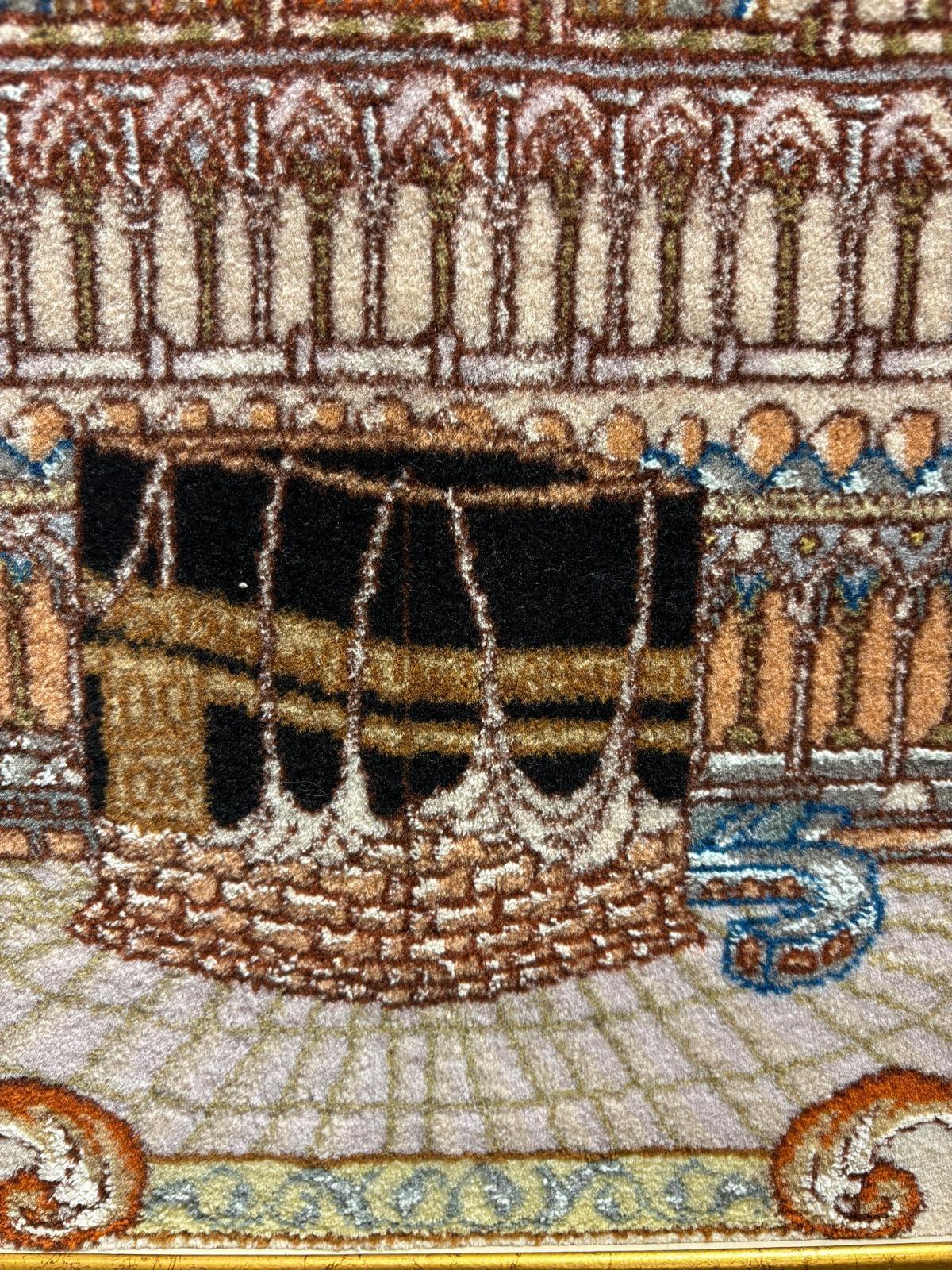 İran%20El%20Dokuması%20Tablo%20Halı%20(Kabe)%20Ebat:%20(48%20x%2064) cm