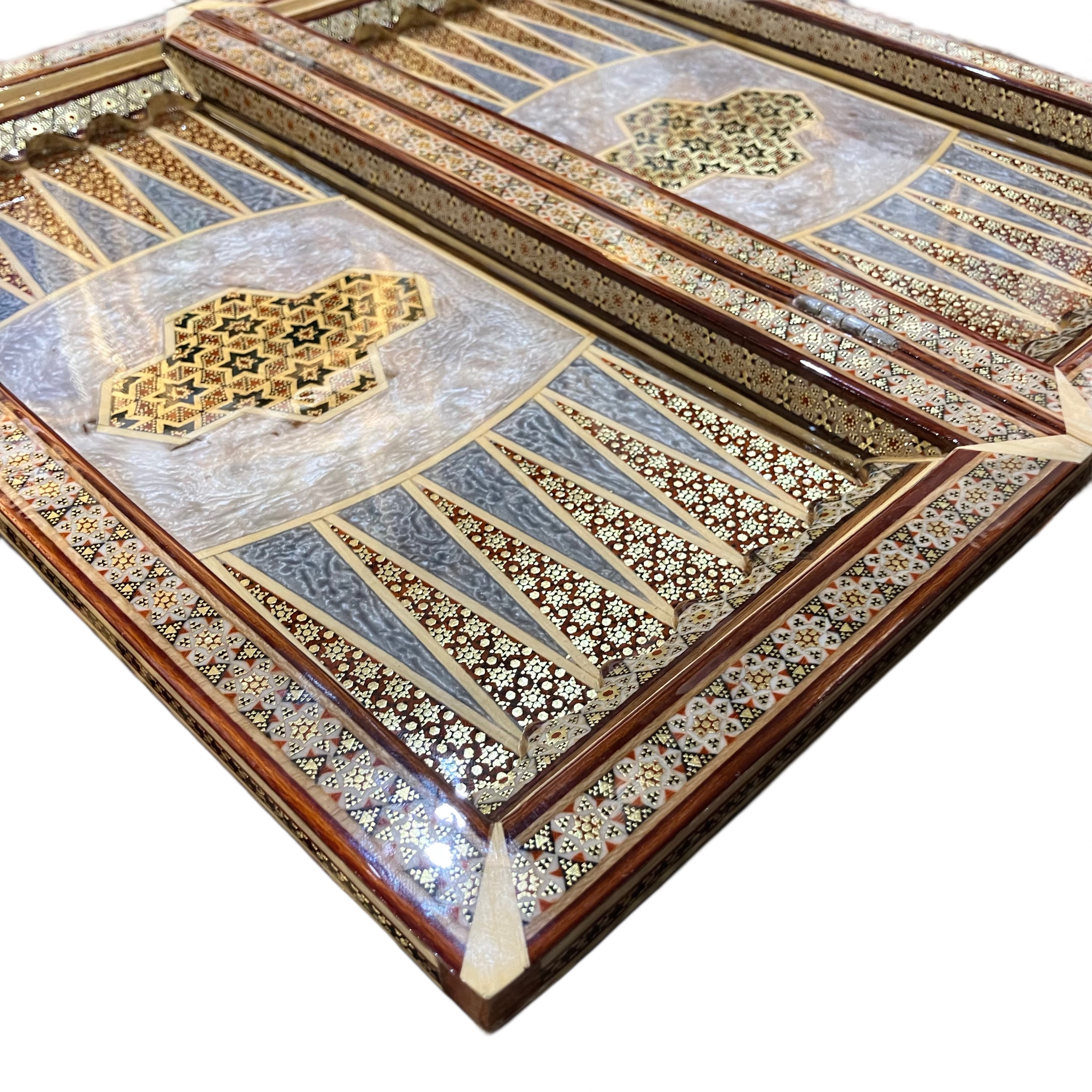 İran’ın%20El%20İşlemesi%20Luks%20Hatem%20Tavla%20ve%20Satranç%20-%2035x35%20CM