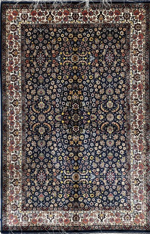 Persian Machine-Made Silk Carpet (100×150 cm)