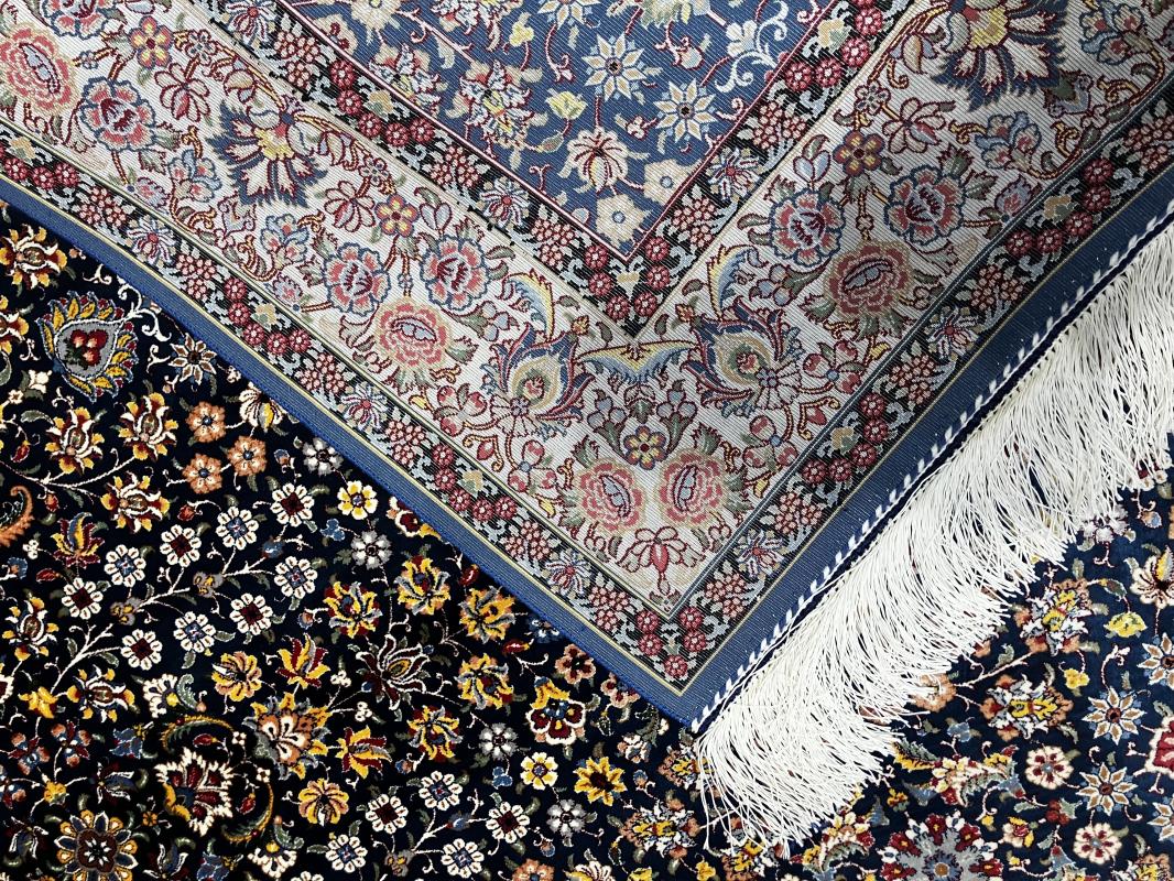 Persian Machine-Made Silk Carpet (100×150 cm)