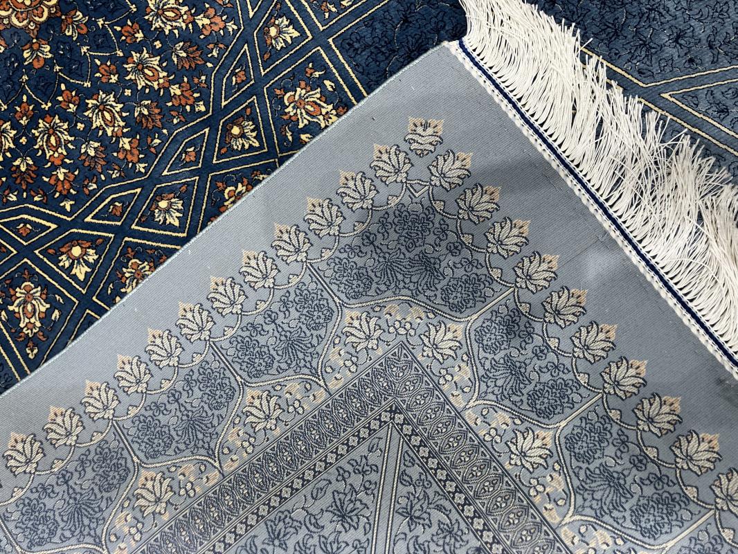 Persian Machine-Made Silk Carpet (100×150 cm)