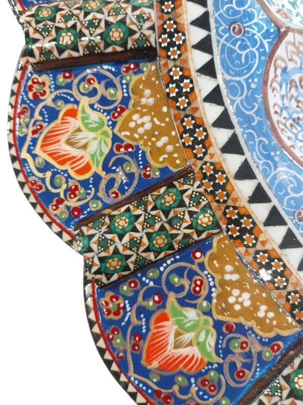 Iranian Hatam Work Clock Size : (44 x 44) cm