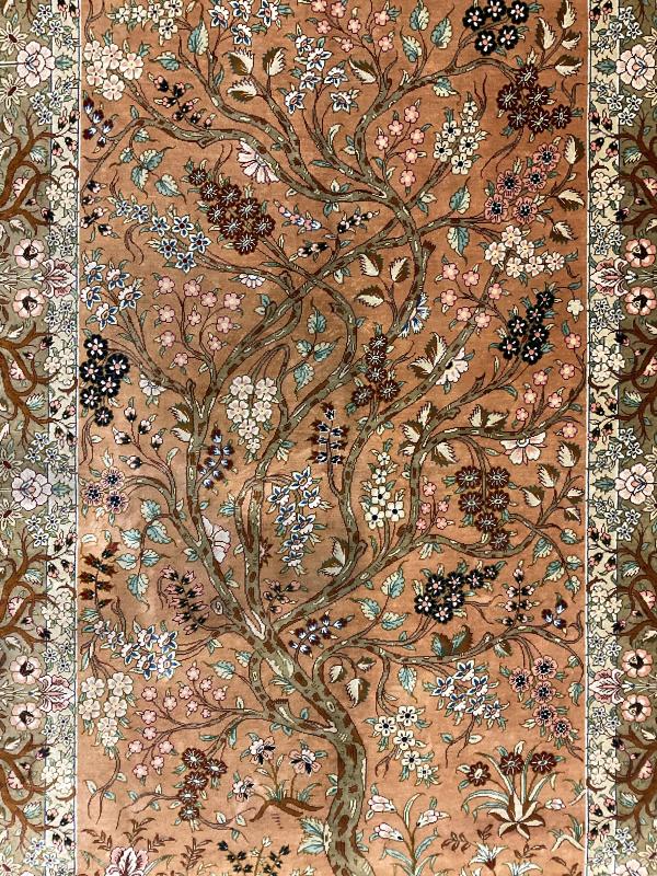 Persian handmade silk (100 x 147) cm