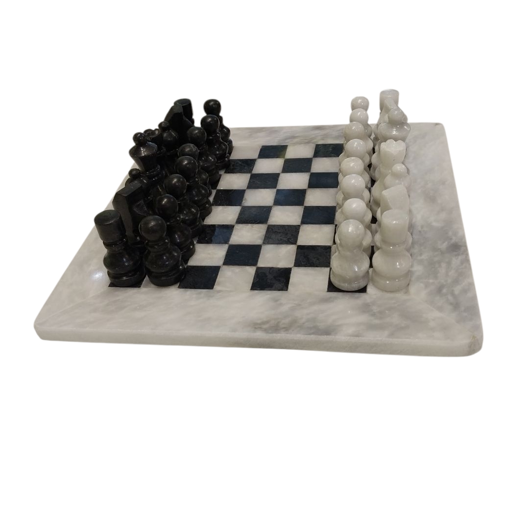 Handcrafted Marble Chess  Set (20 x 20) cm