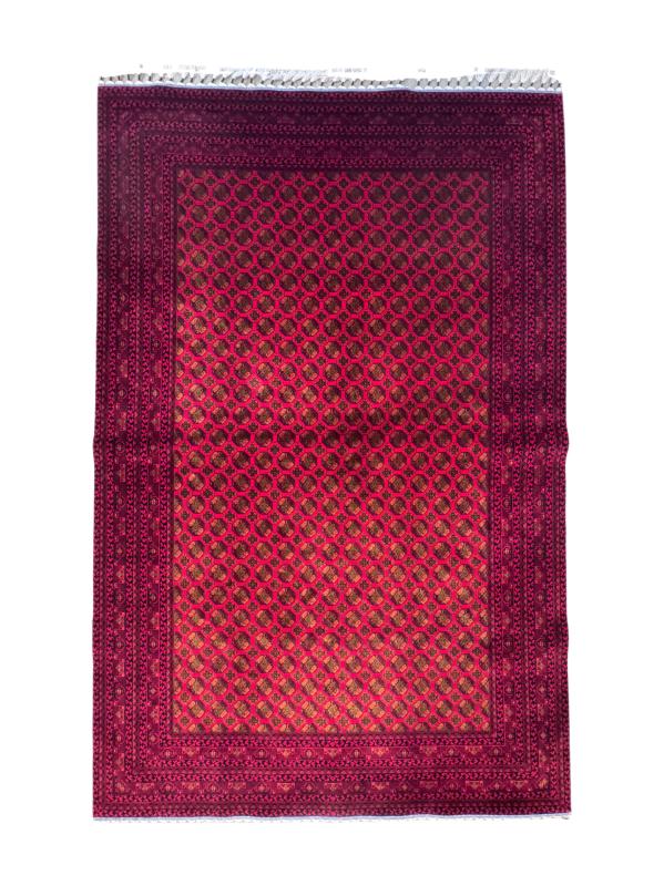 Machine-Made Silk Carpet 150x200 | Afghan Design